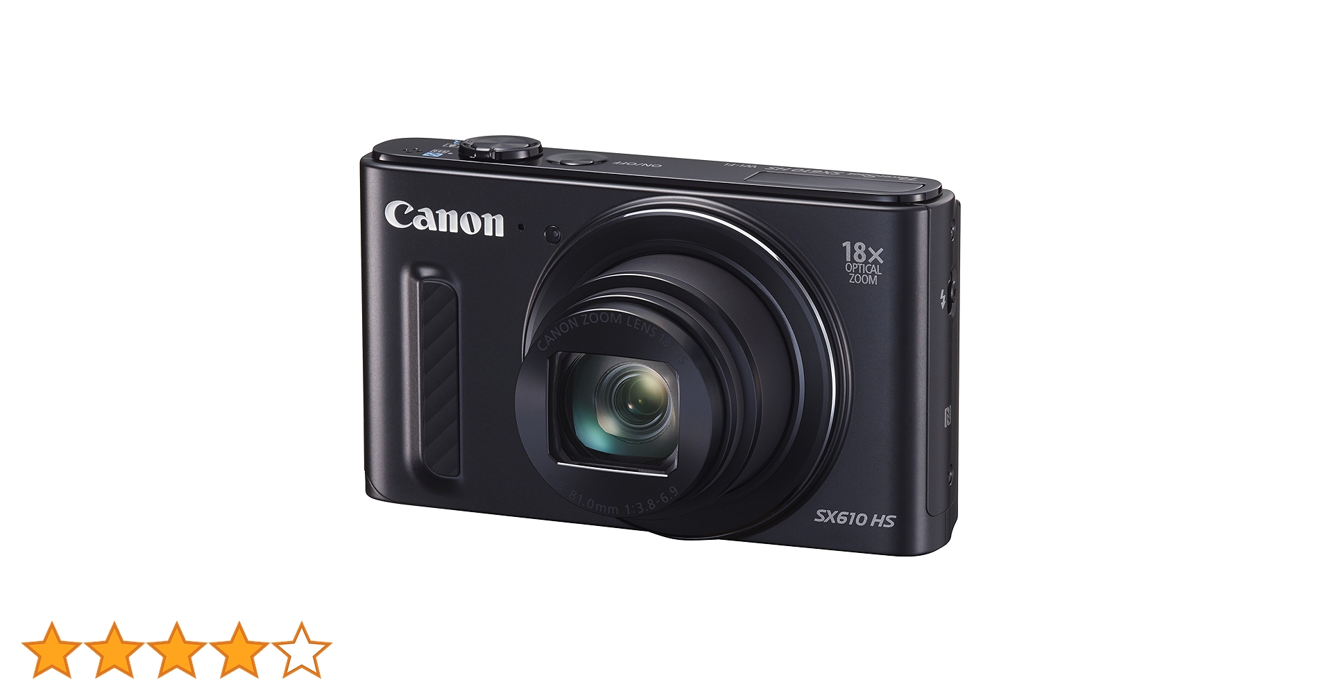 Amazon | Canon デジタルカメラ PowerShot SX610 HS ブラック 光学18倍